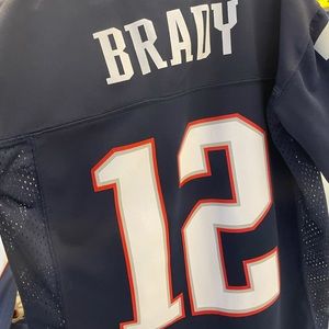 Official NFL Patriots Brady jersey youth small